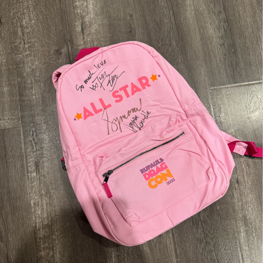 2022 Ru Paul’s DrogCon Merch Backpack - Pink